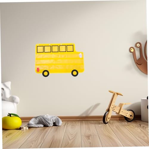 KALLORY Alphabet Pocket Chart for Classroom Wall Hanging School Bus Decor Pockets for Sentence Cards Early Learning Organizer - Image 8