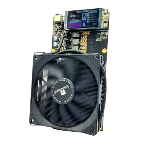 Image of NerdQaxe++ 4.8 THS, Bitcoin Miner, ~4.8TH /s Hashrate, 4 BM1370 ASIC chip from Antminer's S21 Pro, ~77W /TH Power Efficiency, Lottery Bitcoin Miner, WiFi Enabled, Bitaxe, Nerdqaxe, NerdQaxe ++