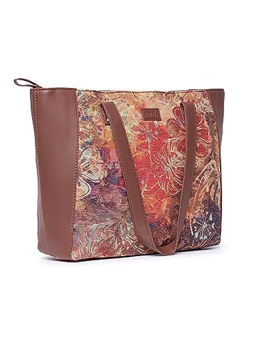 Image of ZOUK Women's Handcrafted Side Tote Bag and Handbag for Office and College