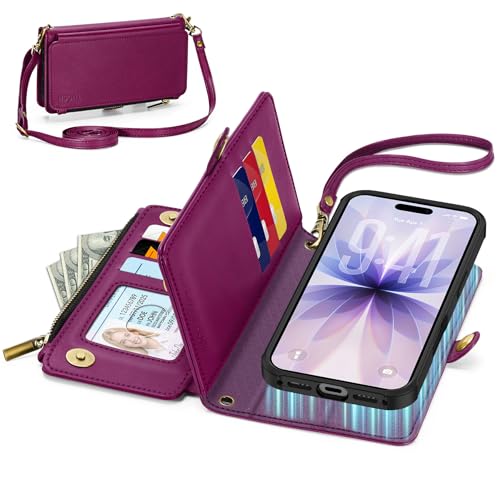 Coque portefeuille iPhone 17 fonction béquille pour trajets 5G