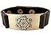 Metatron Cube Bracelet, Leather, Adjustable