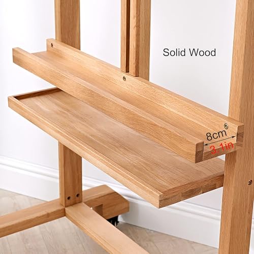Soporte de pie para TV LCD de madera maciza ajustable miniatura 5