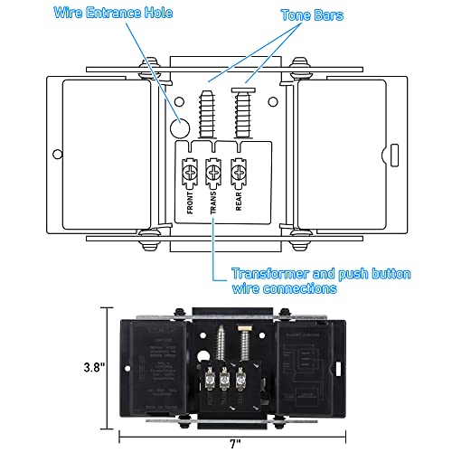 Saillong Wired Doorbell Chime thumb #3