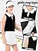 SPFAS Girls Crop Tops Sleeveless Polo Shirts Athletic Tank Tops Golf Tennis T-Shirts with Collared Quick Dry Casual Black