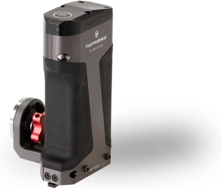 Tiltaing Side Power Handle with Run/Stop Type II (F570 Battery) in Tilta Gray