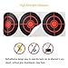 Splatter Targets Stickers, 3-inch Self Adhesive Shooting Targets Paper, 250/roll, Highly Visible Instant Feedback Fluorescent Yellow Impact for BB Gun, Pellet Gun, Airsoft