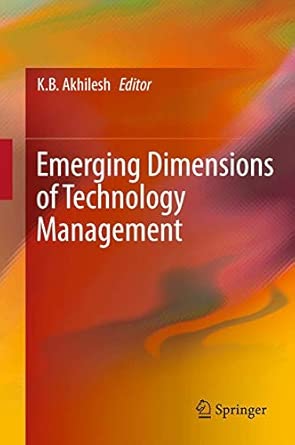 Emerging Dimensions of Technology Management 2013th Edition book cover