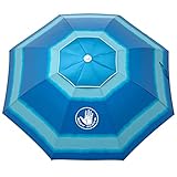Body Glove Beach Umbrella - 7 Ft Heavy Duty Portable Beach Umbrellas for Sand & Sun UPF 50+...