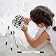 OHREN 6 Stück Permanent Dual-Tip Textilstifte, Textilmalstifte, Stoffmarker, Textilmarker zum Personalisieren von Hemden, Taschen, Textilien (Schwarz)