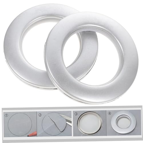 Anillos para cortinas de plástico con visillos y ventanas de sala 7