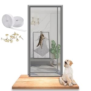 Speesy Katzengittertür mit Reißverschluss 100x220cm