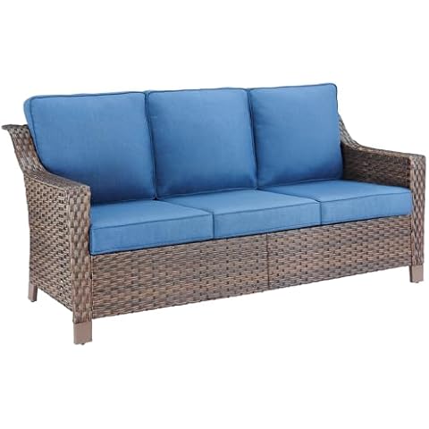 Outdoor Wicker Sofa by Pugire Cover