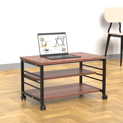 Image of InnoFur Meleti Low-Type Floor Sitting Table, Multi-Utility Desk, Study, Laptop for Home and Office (Brown,Size- 65x40CM)