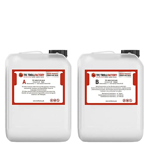 Goma de silicona TFC High Flex 00-20 fluida para moldes elásticos en formato de 10 kg