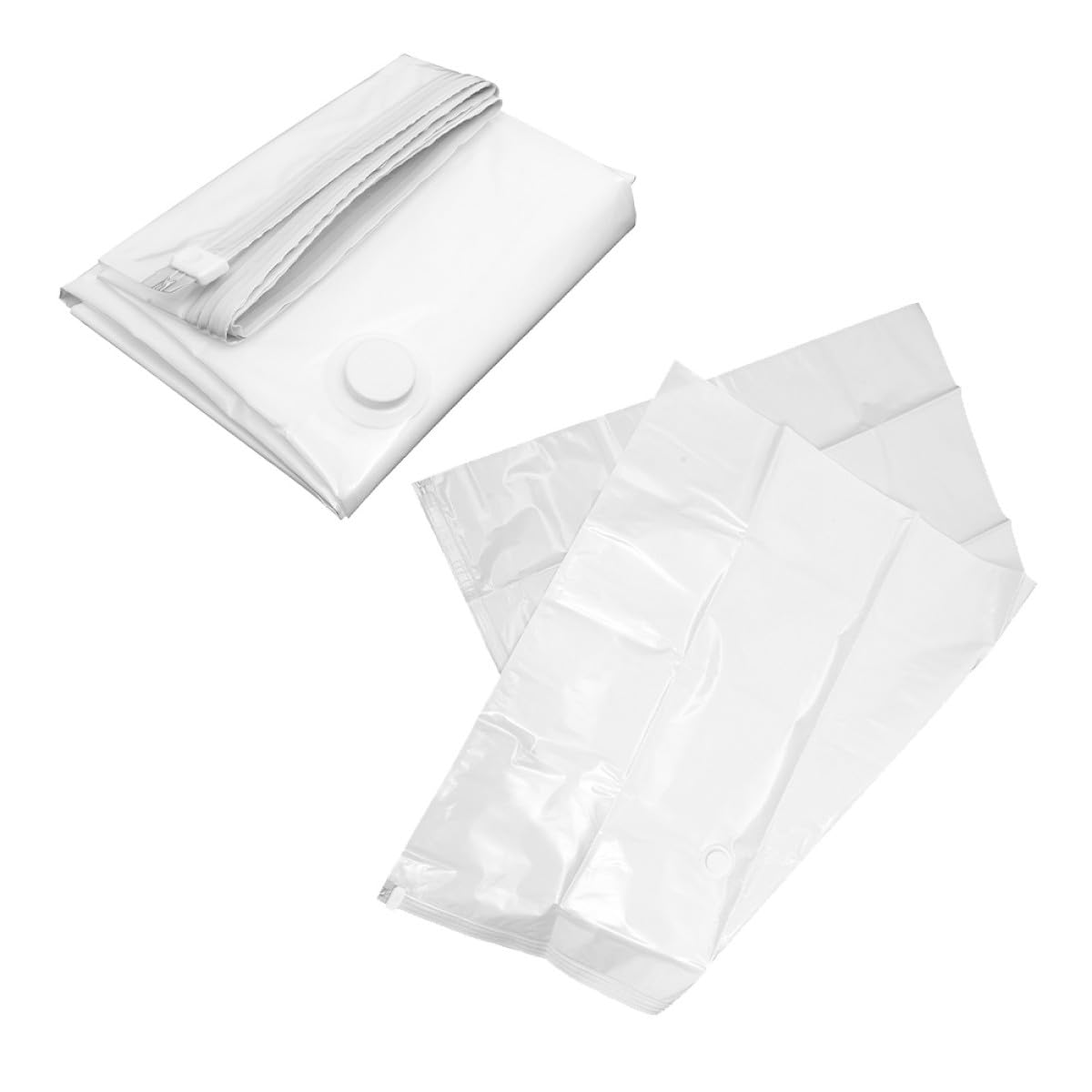 2 Pezzi Sacco Sottovuoto per Materasso 150x100cm in Pa e Pe, Borsa Sottovuoto Riutilizzabile Protezione Dall'umidità per Soggiorno e Cantina