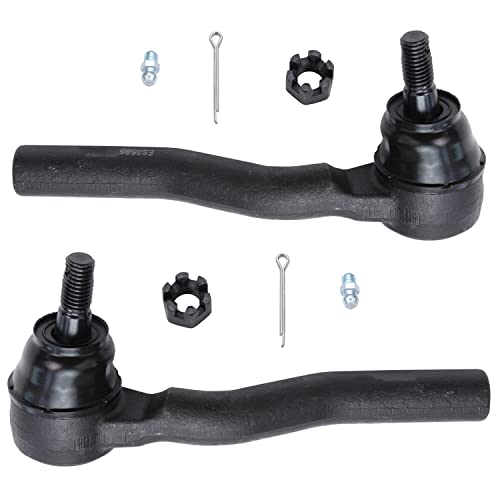 Image of Detroit Axle - Front Lower Control Arm w /Ball Joints Inner & Outer Tie Rod End Replacement for 2003-07 Cadillac CTS Soft Ride Suspension Models - 6pc Set