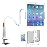 Cell Phone Stand, Lovin Product Universal Gooseneck Cell Phone Clip Holder; Flexible Lazy Bracket & 360° Rotating & Long Arm & Adjustable Mount Tablet Stand for Desktop, Bedroom, Office