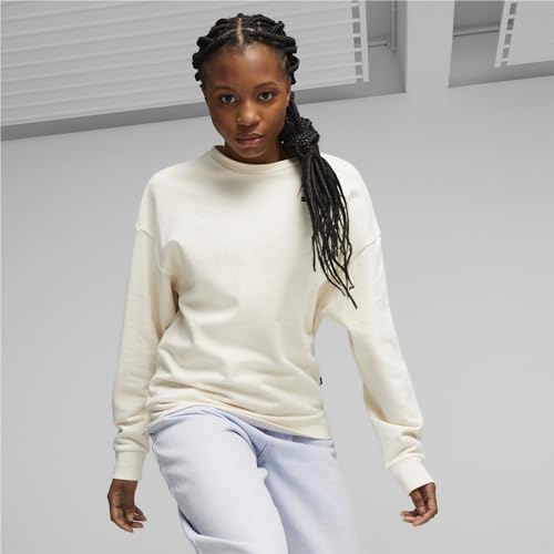 Image of PUMA Cotton Women Crew Neck Sweatshirt