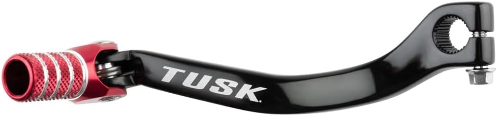 Tusk Folding Shift Lever Black/Red Tip - Fits: Honda CR250R 1993-2007