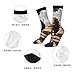XZDWPY North American bison herd Unisex Mid-Calf Socks 2 Black-1 Polyester Skin-Friendly Moisture-Wicking Fashionable Crew Socks
