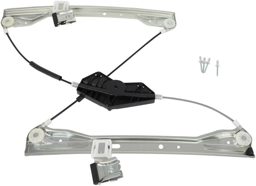 FINDAUTO 752-694 Front Left Driver Side Window Regulator fit for 12-15 for Mercedes-Benz C250,2008-2014 for Mercedes-Benz C300,08-14 for Mercedes-Benz C350 Window Regulator Assembly Without Motor