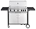 Produktbild Enders BBQ Gasgrill MONROE 5 KP Turbo, Gas Grill 8179, 2 x Steak Turbo Zone, 5 Edelstahl-Brenner, Grillwagen mit Deckel, Thermometer und Guss-Platte