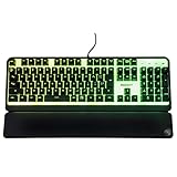 ROCCAT ゲーミングキーボード Magma JP 日本語配列 有線 ブラック/黒 メンブレン フルサイズ RGB アームレスト 半透明トッププレート Windows 7以降 【国内正規品】