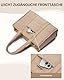 LOVEVOOK Laptoptasche Damen 15,6 Zoll, Groß Handtasche Shopper Puffer Tasche Arbeitstasche Aktentasche, Tote Bag Women Handbags Lehrertasche Schultasche Schultertasche für Uni Business Schule