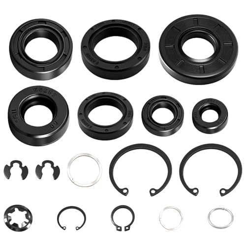 70853 Overhaul Rebuild Seal Retaining Ring Kit for Hydro-Gear Cub Cadet ZA, ZB, ZC, ZD, EZT, ZT-2200 Series, for RZT17, RZT22, RZT42, RZT50, RZT-42, RZT-S42, RZT-L46, RZT-50 Lawn Mower Transmission