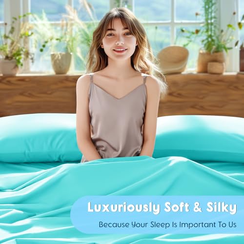 Image of SONORO KATE 1000 Series 100% Egyptian Cotton King Sheet Set,4 Pieces