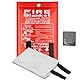 Feuerlöschdecke 1m x 1m, Löschdecke Küche – Feuerdecke für Fettbrände, Glasfaser Brandschutzdecke für Auto Zuhause Haushalt Schule Kamin Grill Büro - Fire Blanket mit Haken (1 Stück)