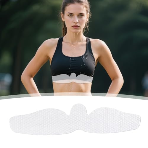 Protector de sudor para senos lavable, pack de 10 almohadillas absorbentes para deporte 3