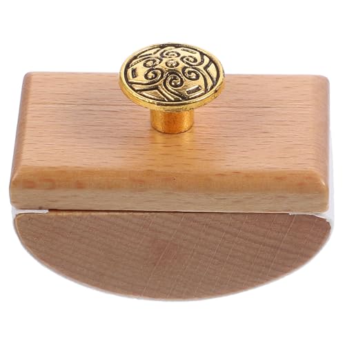 FUNOMOCYA 吸墨器 木製ロッカーブロッター 万年筆用インク速乾吸収ツール 書道印鑑向けアルミ合金製耐久性インク吸収スタンプ