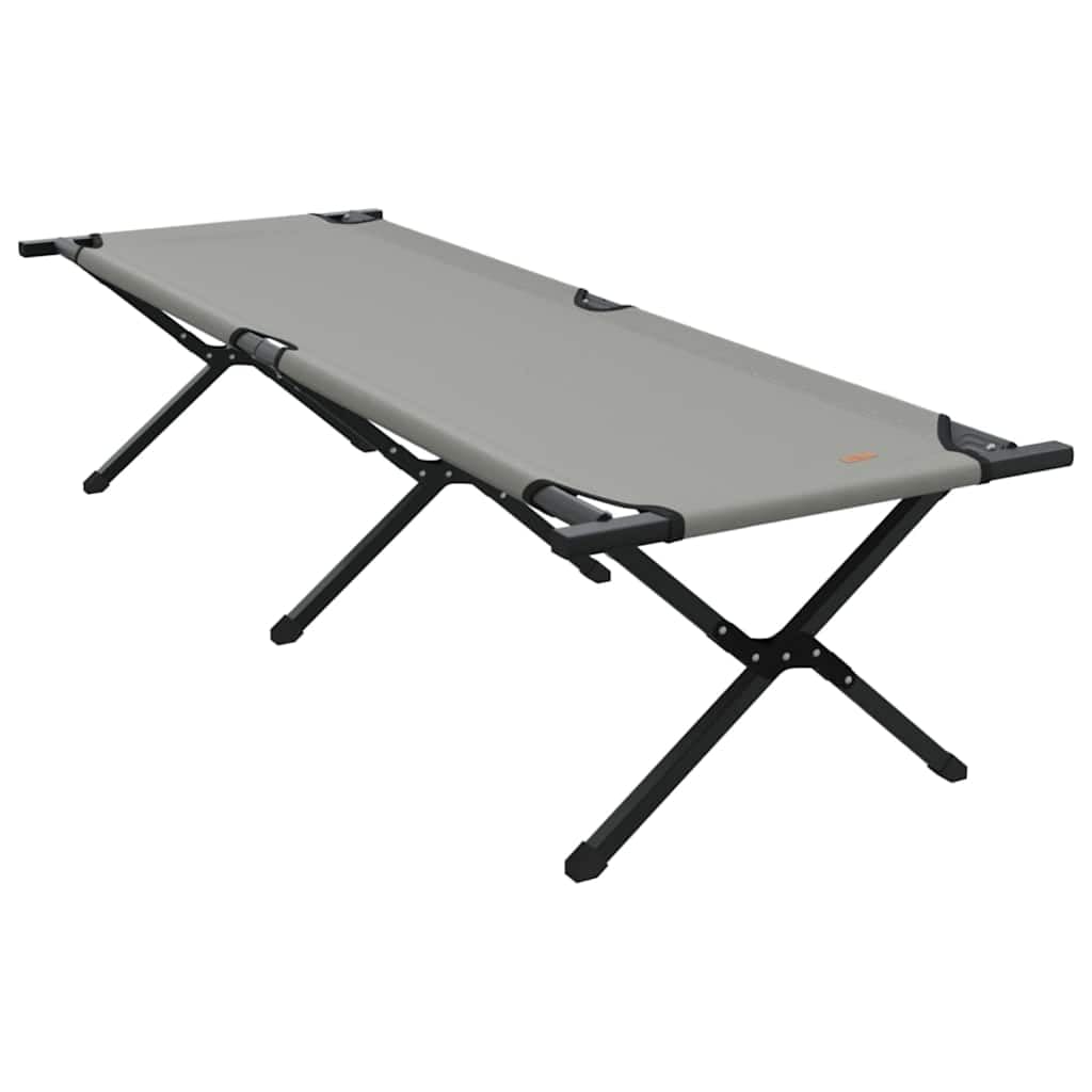 INLIFE Klapp Schlafbett fürs Camping Grau Ox Stoff,Sportartikel,Outdoor-Aktivitäten,Camping & Wandern,Camping-Möbel,Feldbetten,Grau,29.75 KG,42003177