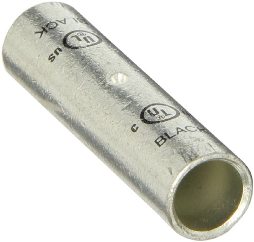 Image of Morris 94522 Long Barrel Compression Splice, Copper, 2 /0 Str. Wire Range, Black Color Code