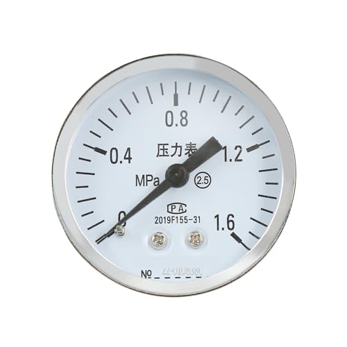 Manomètre axial Y-60Z basse pression raccordement arrière M14 0.25MPa