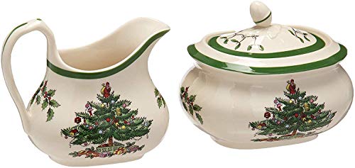 Spode Christmas Tree Sugar And Creamer Set #TOP4
