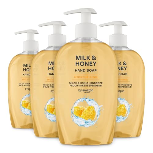 by Amazon Milk & Honey Handseife, 4 x 500 ml