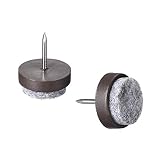 Nombre del producto: Almohadillas de fieltro para muebles. Material: Plástico, metal. Tamaño de la cabeza: 20 x 9 mm (diámetro x altura)