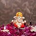 TIED RIBBONS Ganesh Idol 2.3 Inch, Resin | Ganesh Statue Sculpture for Car Dashboard, Home, Temple Decor | Indian God | Car Dashboard Accessories | Ganesha Decorations