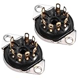 Gitarrenröhrenfassung - chassismontage 9-polige miniatur-röhrenfassung mit halterung, gitarrenröhrensockel