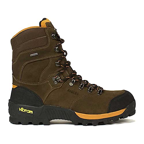 Aigle Men's Walking Hiking Shoe, Sepia, 12.5