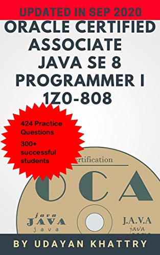 Oracle Certified Associate Java SE 8 Programmer I 1Z0-808 Practice ...