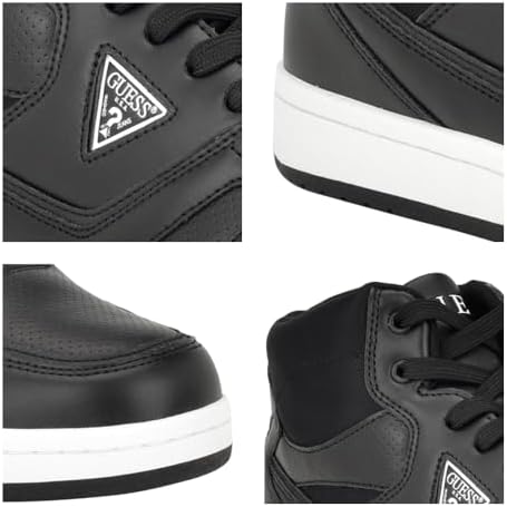 GUESS Men's LOKO Sneaker, Black Multi 001, 7.5 | Image 5