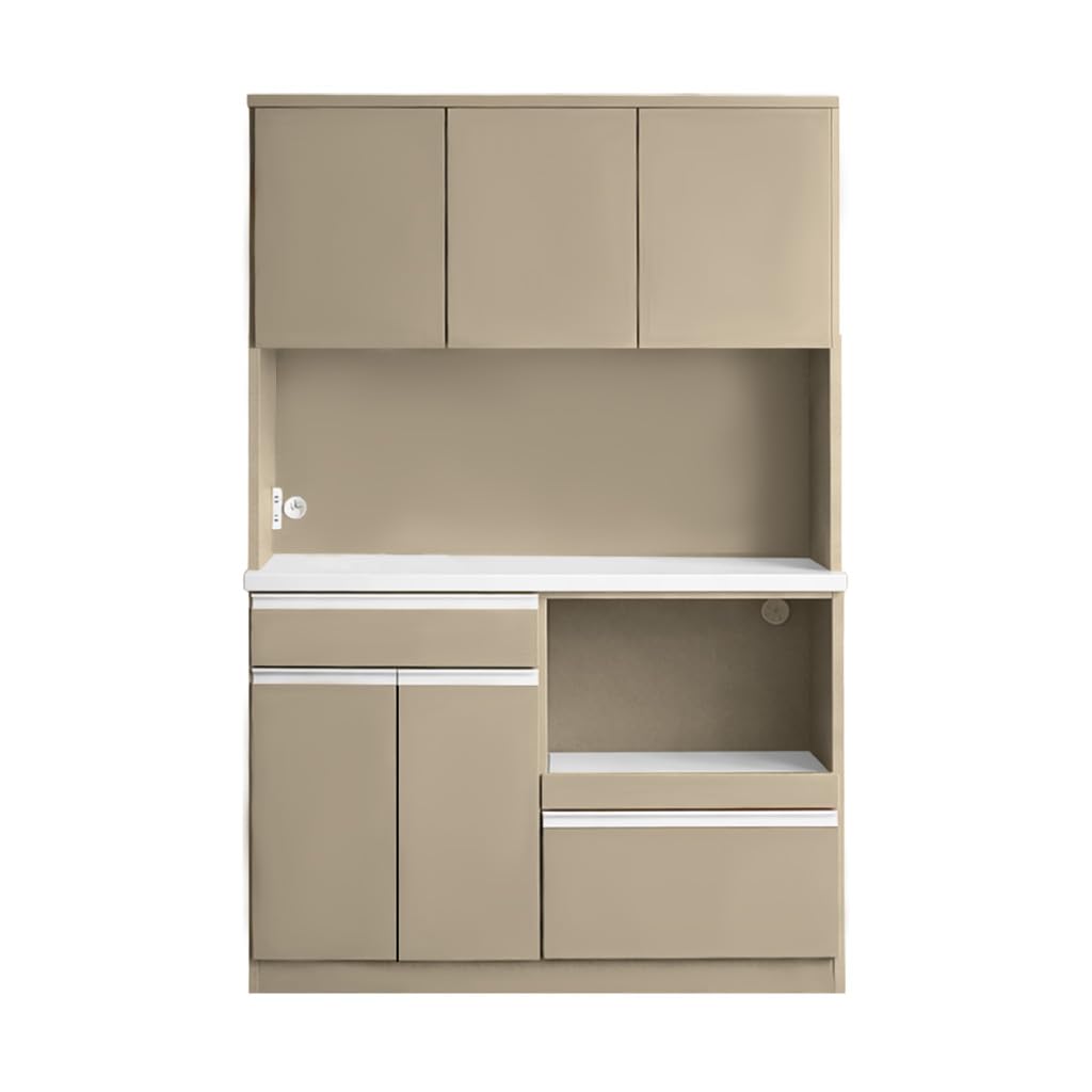 Amazon｜Pure Luxe キッチンボード 120cm 食器棚 収納 キッチン モイス