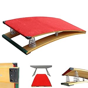 Gymnastics Springboard Professionele Gymnastiekspringplank, Gewelfde Gebogen Springbrug voor Volwassenen, School…