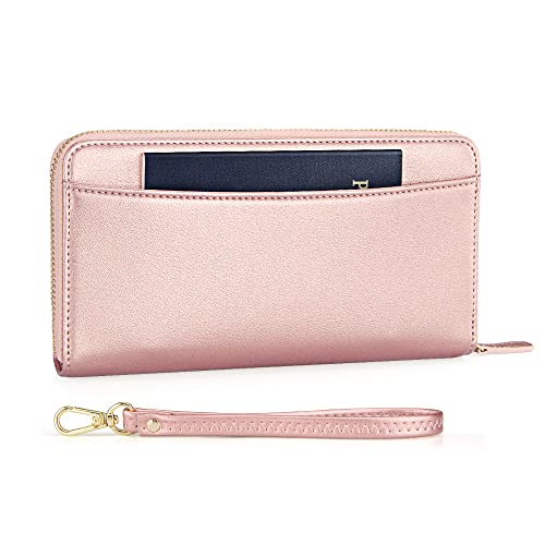 Nuoku Rfid Credit Card Holder Leather Zipper Card Case Wallets For Women/Gift Box thumb #7