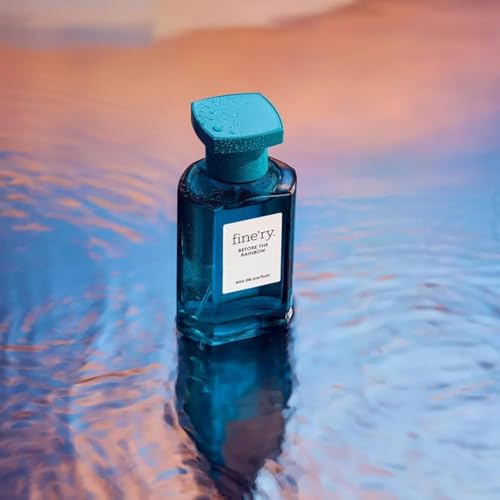Image of Fine'ry Sea Salt & Bergamot Eau de Parfum - Before the Rainbow Long-Lasting Perfume for Women & Men - Salty Air, Bergamot, Tree Moss - Fresh, Clean Scent, Full Size Hair & Body Gift for Her (60mL)