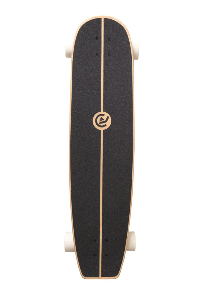 Coasto Longboard Azur 36'' Skateboard Balade Carving Dancing Freeride Cruiser Tout Terrain Bleu