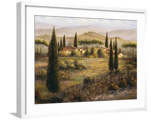 ART.COM Wall Art Print Caprese on White Frame by Joe